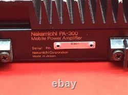 Nakamichi Mobile Power Amplifier Pa-300 Stereo Audio Speaker Amp Made In Japan