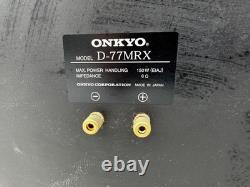 ONKYO D-77MRX Pair of Stereo Speakers Vintage from Japan Audio System