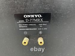 ONKYO D-77MRX Pair of Stereo Speakers Vintage from Japan Audio System
