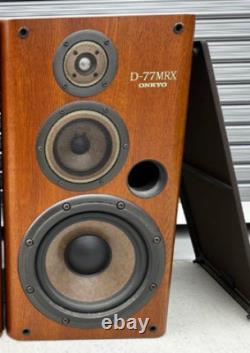 ONKYO D-77MRX Pair of Stereo Speakers Vintage from Japan Audio System