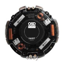 OSD Audio Black Series R83DT 8 Reference Stereo Ceiling Speaker (Each)