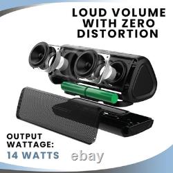 Oontz Ultra Dual Portable Bluetooth Speaker 5.0 2-Pack IPX7 Waterproof, 14W En