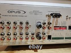 Opus MCU500 V2.0 Master Control Unit Multi Room Audio Pre-Amplifier. Silver