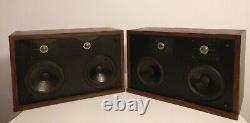 PAIR of RARE POLK AUDIO SDA STEREO DIMENSIONAL COMPACT SPEAKERS STEREO ALTAVOCES