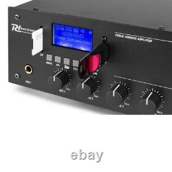 PDP BV40V 4 Wall Speakers & 2-Zone Mixer Amplifier PA System Black