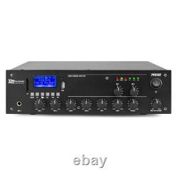 PDP CSPB6 6.5 Ceiling Speakers with 100V Amplifier 2-Zone PA Music System