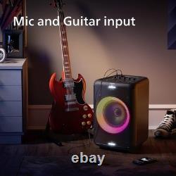 PHILIPS Audio TAX3206/94 80W Bluetooth Party Speaker with 14 Hours Play With Mic