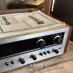 PIONEER SX-990 STEREO RECEIVER Speaker Plugs Manual FOR PARTS OR REPAIR NO SOUND
