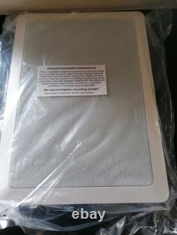 POLKAUDIO RC65i In-Wall Stereo Speakers (Pair) Unused In Box Excellent Cond. UK