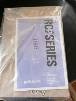 POLKAUDIO RC65i In-Wall Stereo Speakers (Pair) Unused In Box Excellent Cond. UK