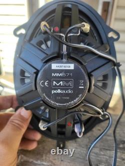 POLK AUDIO MM571 MOBILE MONITOR 5x7 COAXIAL 2-WAY CAR MARINE STEREO SPEAKERS