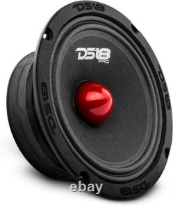 PRO-GM6.4B 480W Red Aluminum Bullet Speaker for Ultimate Car Sound Experience