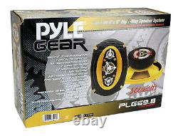 PYLE PLG69.8 6 x 9 Inch 8-WAY 500w Car Audio Stereo Coaxial Speakers (8 Pack)