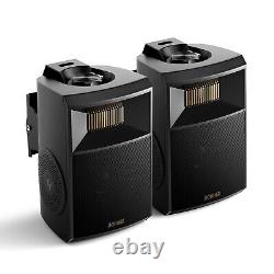 Pair Passive Outdoor Speakers Subwoofers Wall Mounted 80W 8 Ohms