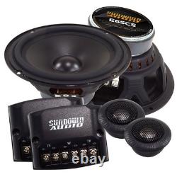 Pair Sundown Audio E-6.5CS 100 Watt RMS 6.5 Car Stereo Component Speakers
