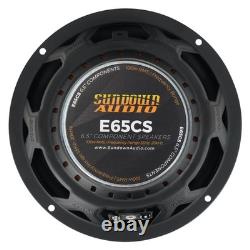 Pair Sundown Audio E-6.5CS 100 Watt RMS 6.5 Car Stereo Component Speakers