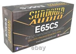 Pair Sundown Audio E-6.5CS 100 Watt RMS 6.5 Car Stereo Component Speakers
