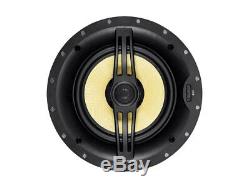 Pair of 2-Way 160W 8 In-Wall In-Ceiling Stereo Audio Speaker made with Kevlar