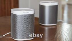 Pair of Sonos Play 1 Wireless Speakers White Stereo amazing sound