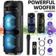 Party Bluetooth Speaker Dual 12'' Subwoofer Loud Heavy Bass Stereo Sound Fm Tws