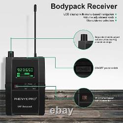 Phenyx Pro UHF Stereo Wireless in Ear Audio Monitor System PTM-10