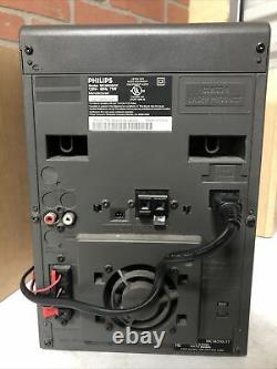 Philips MCM530 5 Disc CD Changer Micro Stereo System With Speakers TESTED