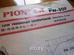 Pioneer Pw 30F 30Cm Woha Pair High Quality Audio Stereo Speakers Sound System