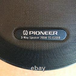 Pioneer TS-E2099 Vintage pair 3-way 200W car audio stereo speakers old skool