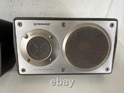 Pioneer TS-X9 Car Audio Stereo 2 way Rear Speakers Vintage cast aluminum Work