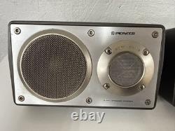 Pioneer TS-X9 Car Audio Stereo 2 way Rear Speakers Vintage cast aluminum Work
