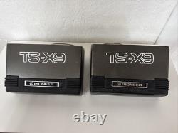 Pioneer TS-X9 Car Audio Stereo 2 way Rear Speakers Vintage cast aluminum Work