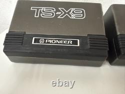 Pioneer TS-X9 Car Audio Stereo 2 way Rear Speakers Vintage cast aluminum Work