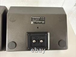 Pioneer TS-X9 Car Audio Stereo 2 way Rear Speakers Vintage cast aluminum Work