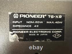 Pioneer TS-X9 Car Audio Stereo 2 way Rear Speakers Vintage cast aluminum Work