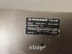 Pioneer TS-X9 Car Audio Stereo 2 way Rear Speakers Vintage cast aluminum Work
