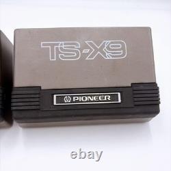 Pioneer TS-X9 Car Audio Stereo 2way Rear Speakers Vintage Die-cast aluminum