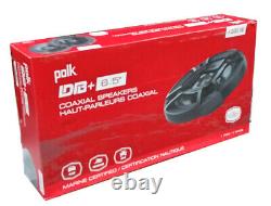 Polk Audio 6.5 300W 2 Way Car/Marine ATV Stereo Coaxial Speakers DB652 (4 Pack)