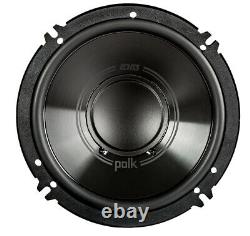 Polk Audio 6.5 300W 2 Way Car/Marine ATV Stereo Component Speakers (4 Pack)