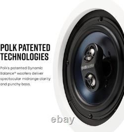 Polk Audio Rc6S Speaker 100 W Black, White Speakers With Wire, 100 W, 40-2000