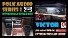 Polk Audio Series 2 Bookshelf Speakers U0026 Victor Stereo Integrated Amplifier Demo