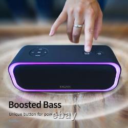 Portable Bluetooth Speaker Waterproof 20W Stereo Sound 20H Playtime Outdoor