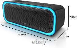 Portable Bluetooth Speaker Waterproof 20W Stereo Sound 20H Playtime Outdoor