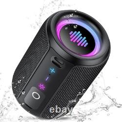 Portable Bluetooth Speaker Wireless with Stereo Sound & Mic for Calls, Bluetooth