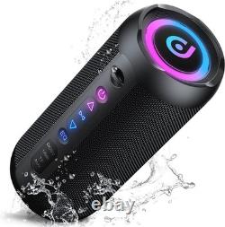 Portable Bluetooth Speaker With 30w Stereo Sound, 24h Playtime, 3 Eq Mode &