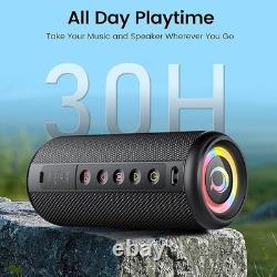 Portable Bluetooth Speaker with Loud Stereo Sound, 2026 Bluetooth 5.4 UK Seller