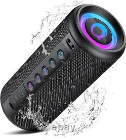 Portable Bluetooth Speaker with Loud Stereo Sound, 2026 Bluetooth 5.4 UK Seller