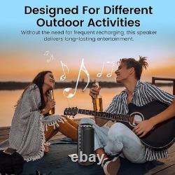 Portable Bluetooth Speaker with Loud Stereo Sound, 2026 Bluetooth 5.4 UK Seller