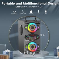 Portable Bluetooth Speakers 60W Big Powerful Wireless Loud Stereo Bass Sound Boo