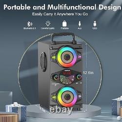 Portable Bluetooth Speakers, Powerful Wireless Loud Stereo Bass outdoor Sound