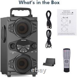 Portable Bluetooth Speakers, Powerful Wireless Loud Stereo Bass outdoor Sound